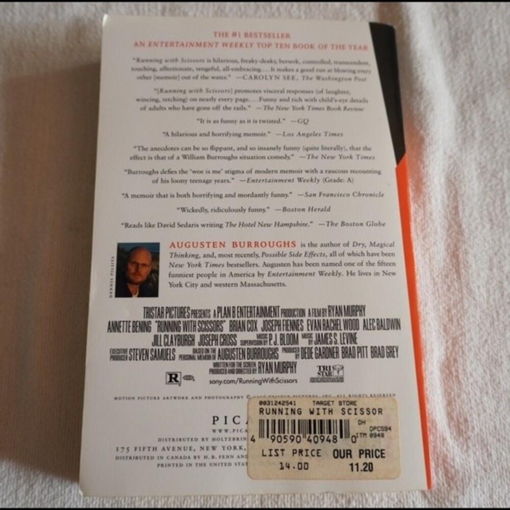 Augusten Burroughs Running with Scissors - Picture 3 of 7